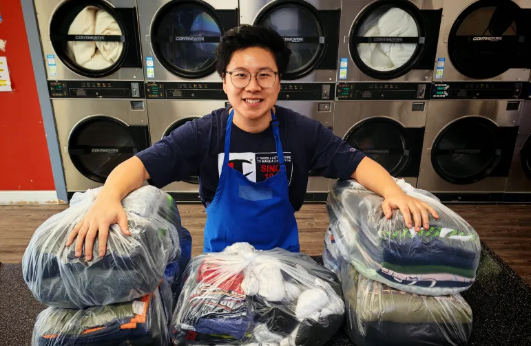 Diamond Bright Laundromat dryers